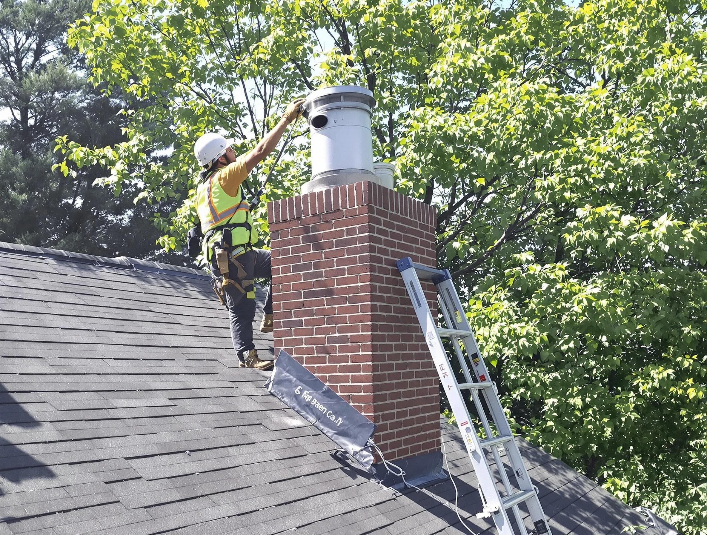 Chimney liner inspection by Vinings Chimney Sweep in Vinings, GA