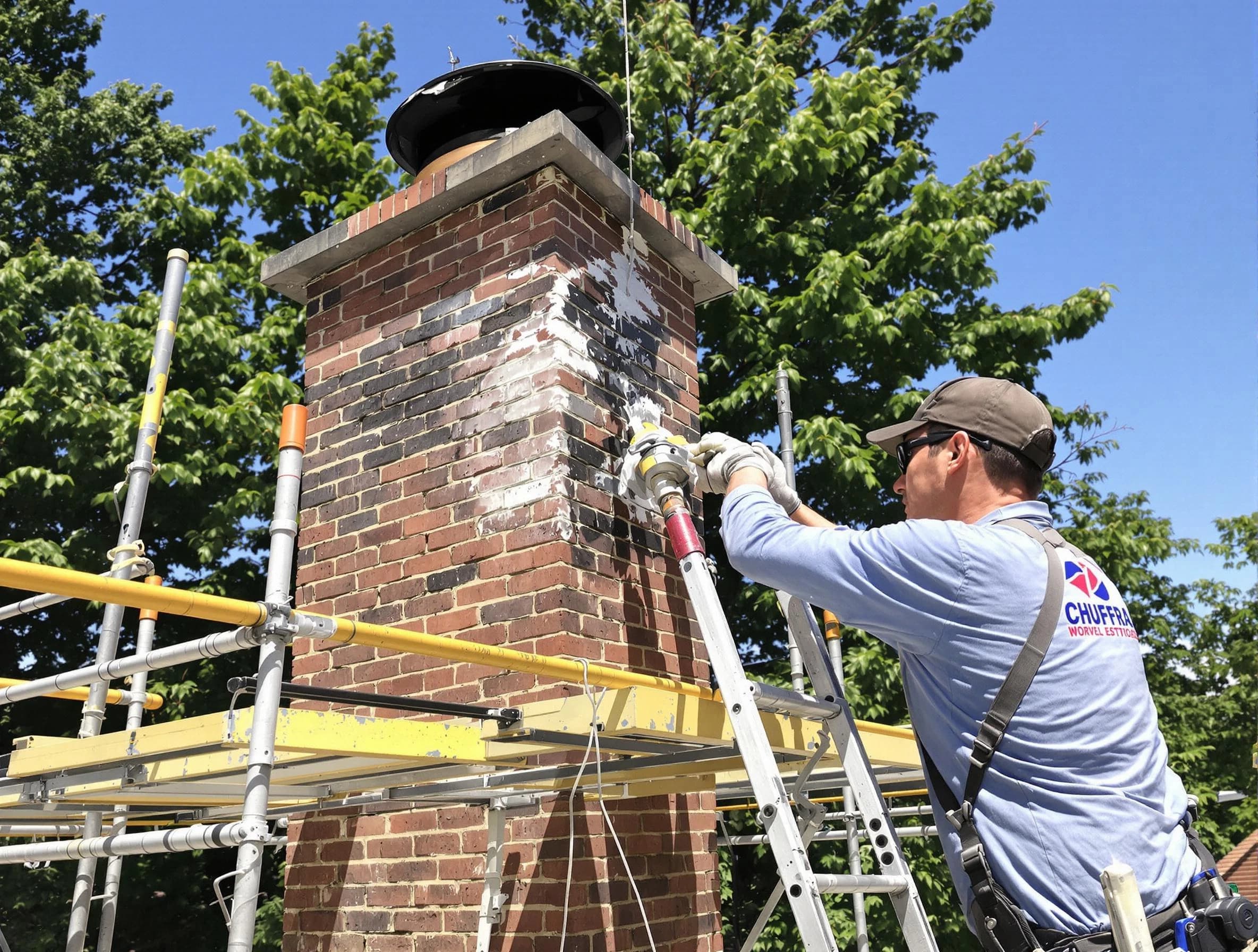 Structural chimney repair by Vinings Chimney Sweep in Vinings, GA