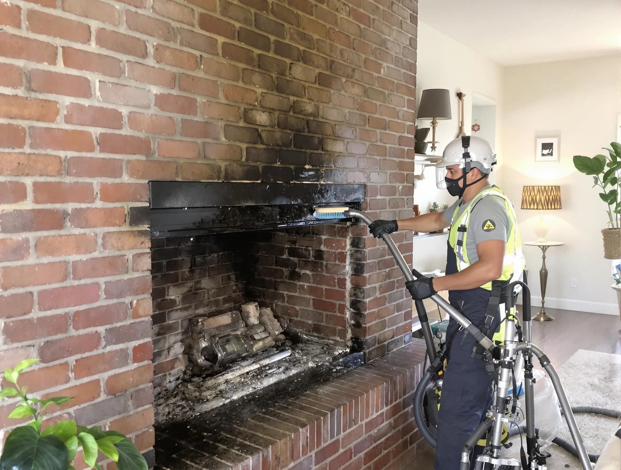 Vinings Chimney Sweep providing fireplace cleaning services in Vinings, GA